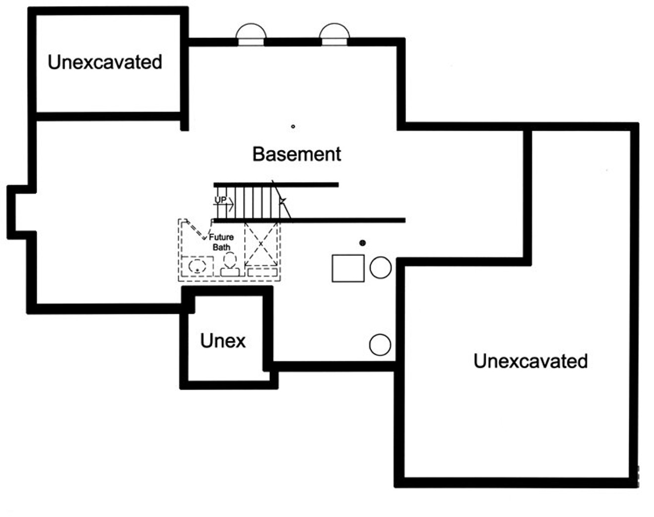 Craftsman House Plan - The Groveport 20047 - Basement Floor Plan