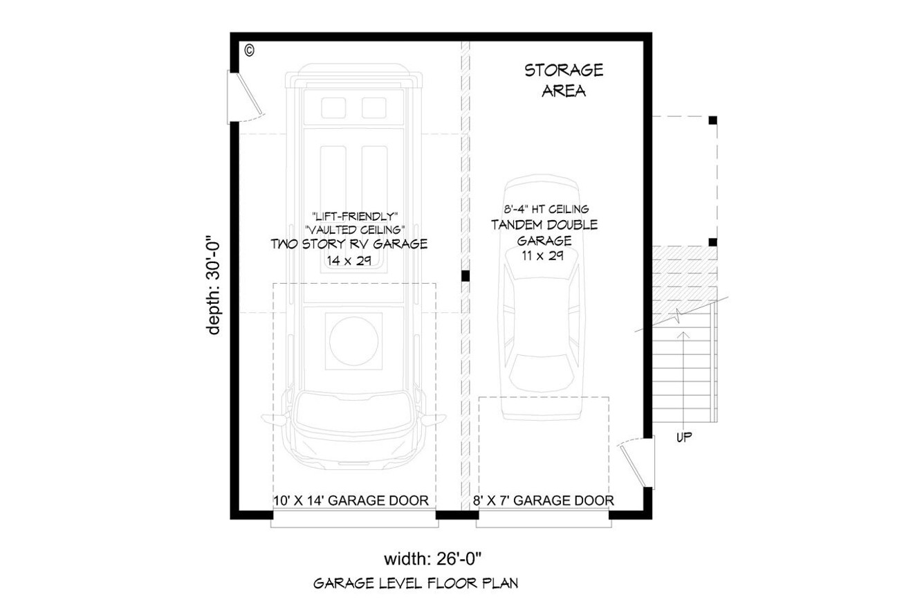 Contemporary House Plan - Falmouth 20183 - 1st Floor Plan