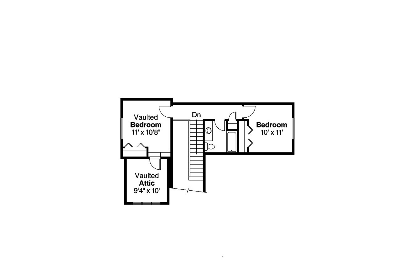 Secondary Image - Craftsman House Plan - Cedar Ridge 20359 - 2nd Floor Plan