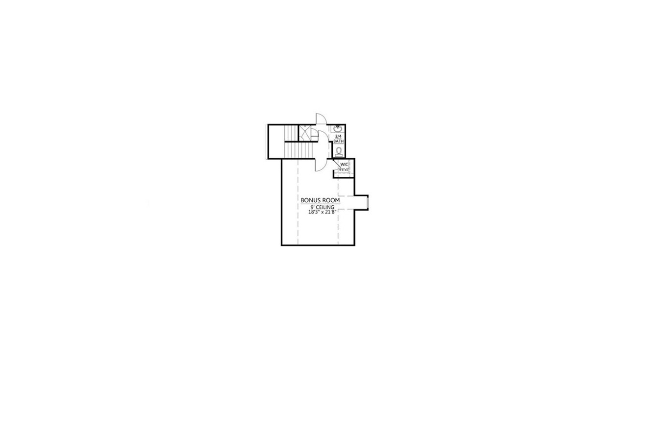 Secondary Image - European House Plan - Cambridge 20461 - 2nd Floor Plan
