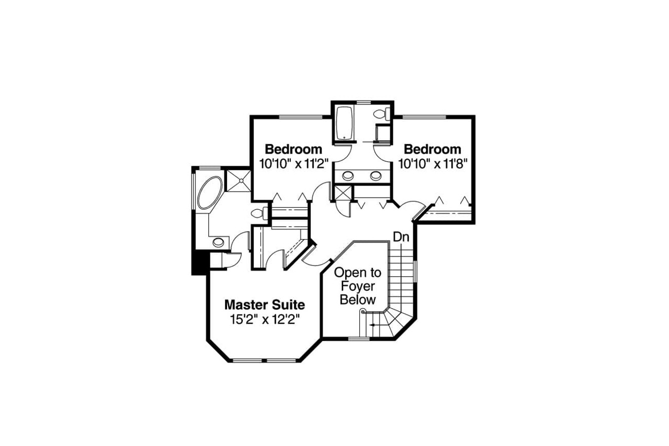 Secondary Image - Country House Plan - Thompson 20566 - 2nd Floor Plan