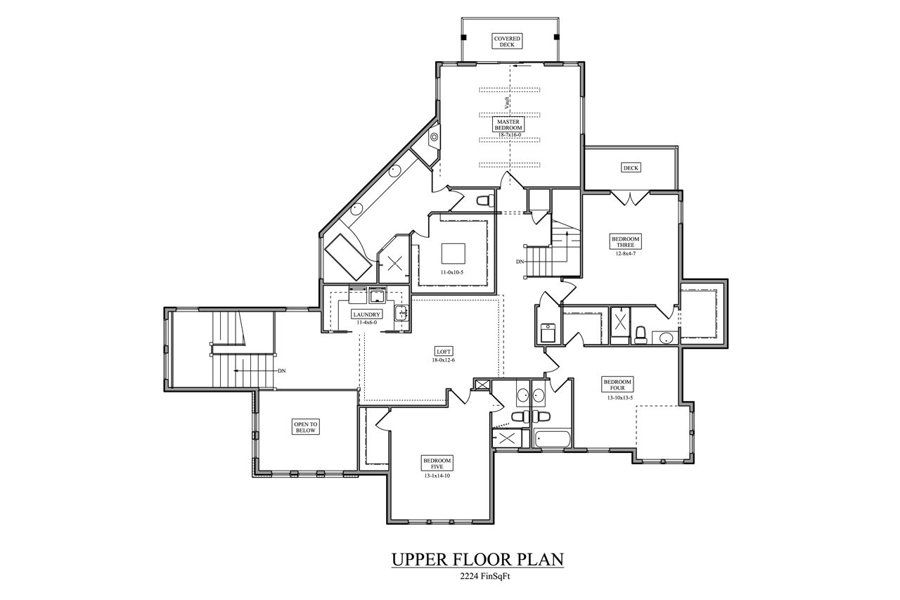 Prairie House Plan - Melbourne 21945 - 2nd Floor Plan
