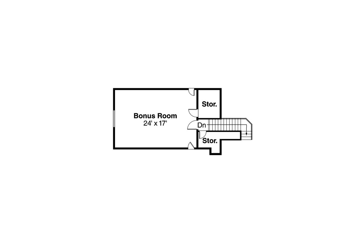 Traditional House Plan - Vicksburg 22464 - 2nd Floor Plan