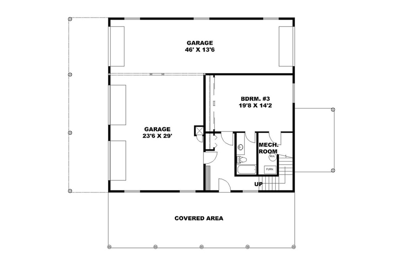 Secondary Image - Craftsman House Plan - 22592 - Other Floor Plan