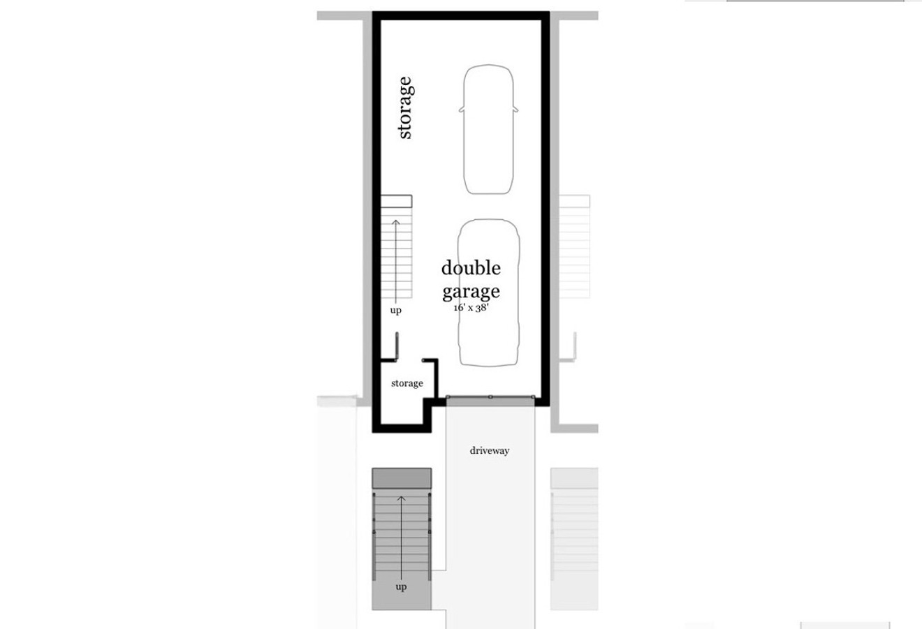 Modern House Plan - Hatteras 22708 - Basement Floor Plan