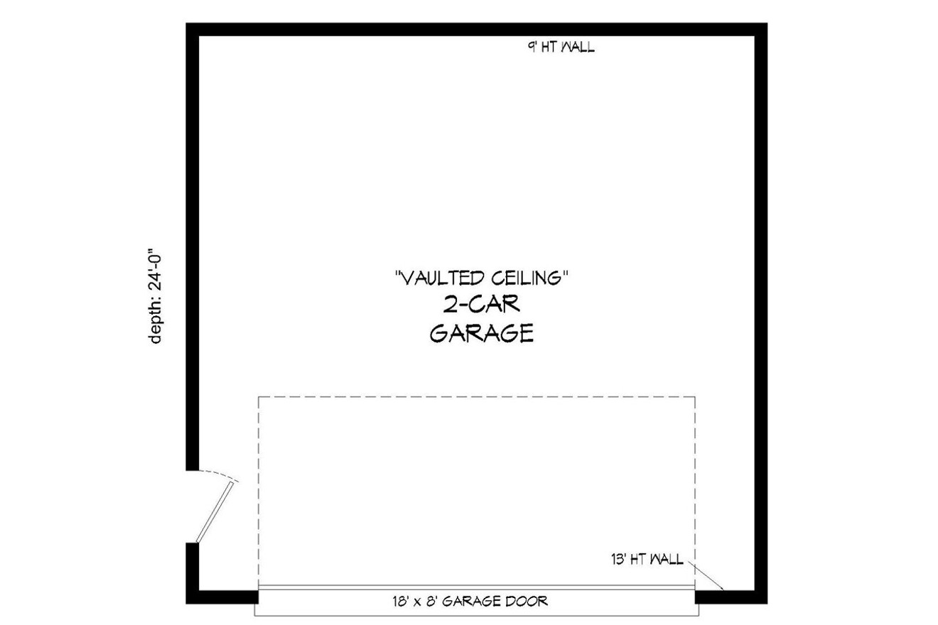 Traditional House Plan - Sonoma 23302 - 1st Floor Plan