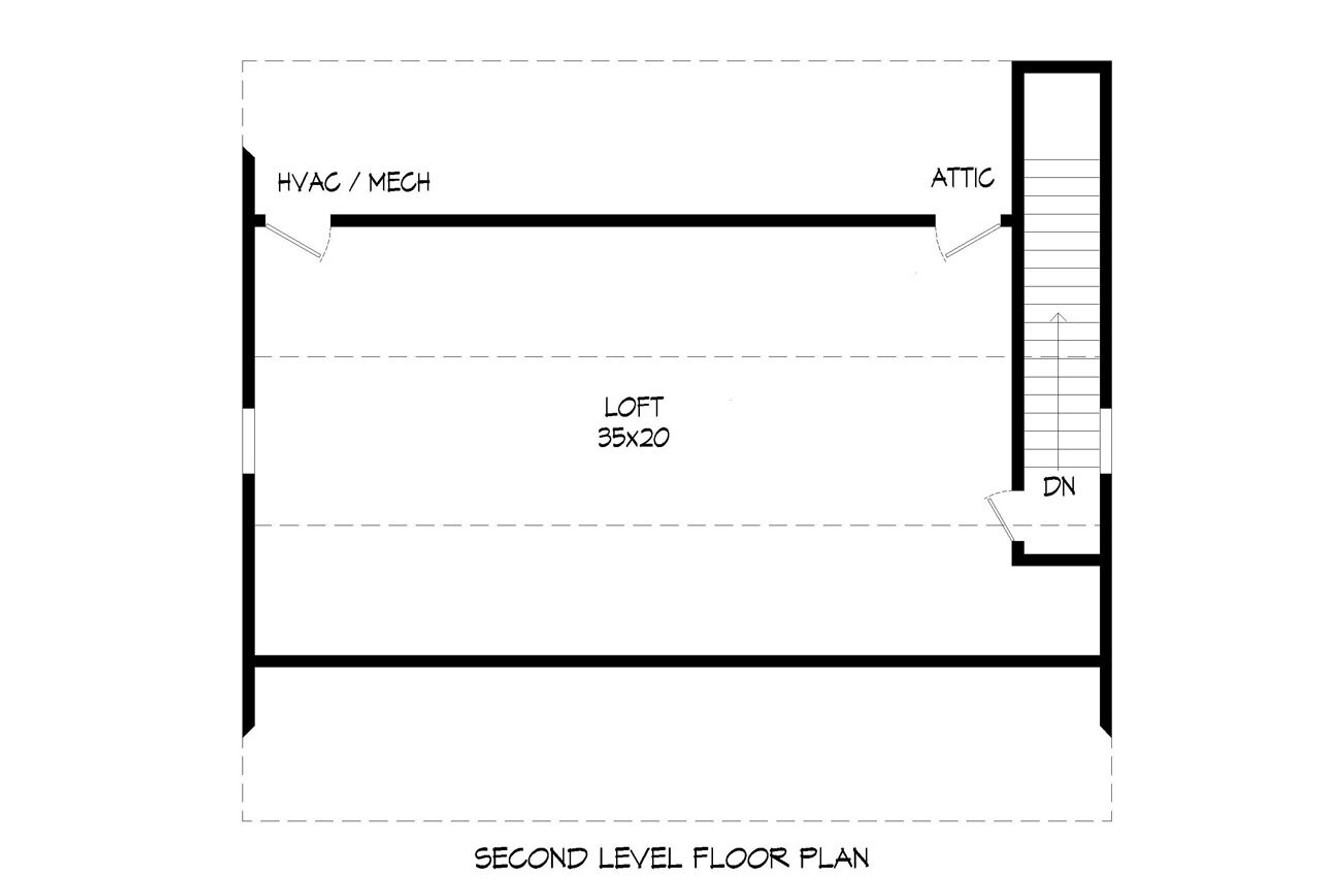 Traditional House Plan - Jasper 23560 - 2nd Floor Plan