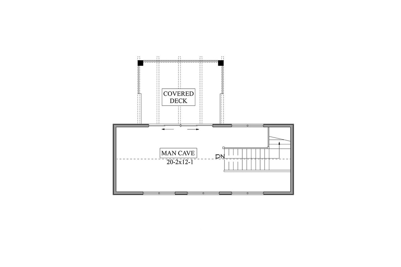 Lodge Style House Plan - Rock Bridge 23970 - 2nd Floor Plan