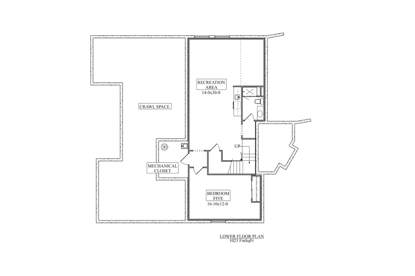 Craftsman House Plan - Atwood 24293 - Basement Floor Plan