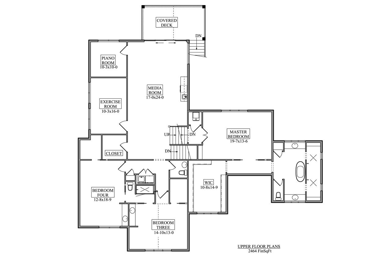 Craftsman House Plan - Tamarac 24315 - 2nd Floor Plan