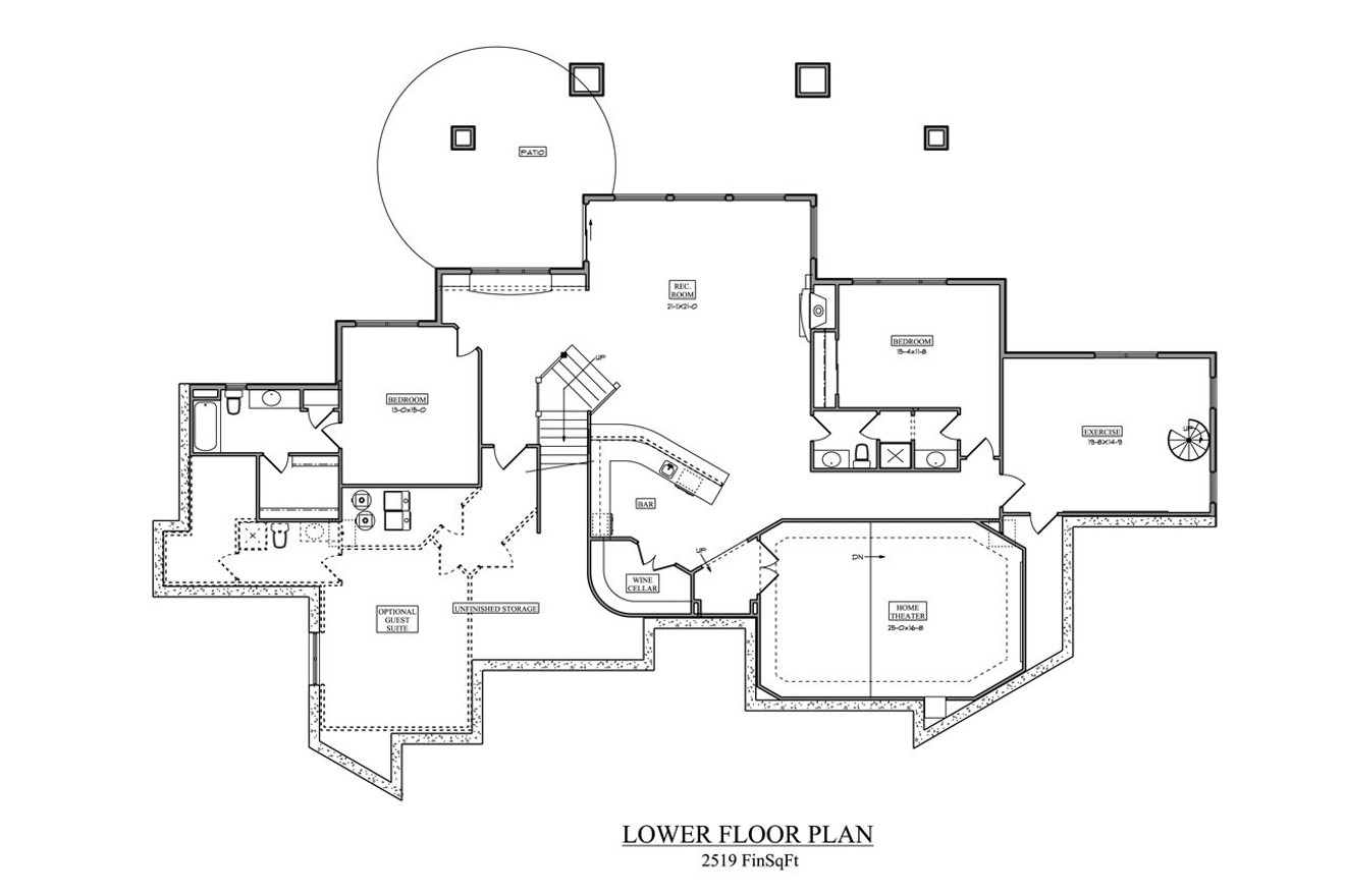 Craftsman House Plan - Westcot Manor 24320 - 2nd Floor Plan
