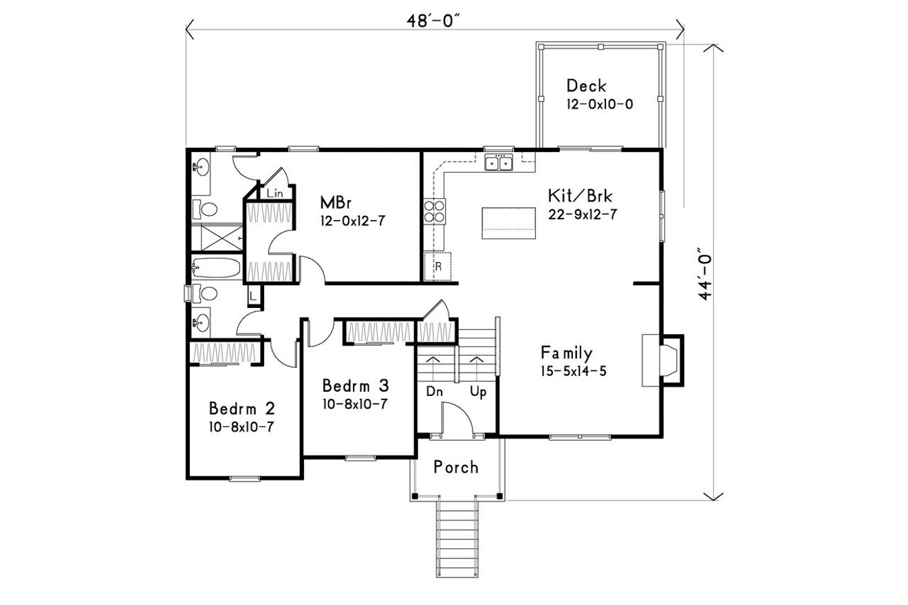 Secondary Image - Traditional House Plan - 24858 - 2nd Floor Plan