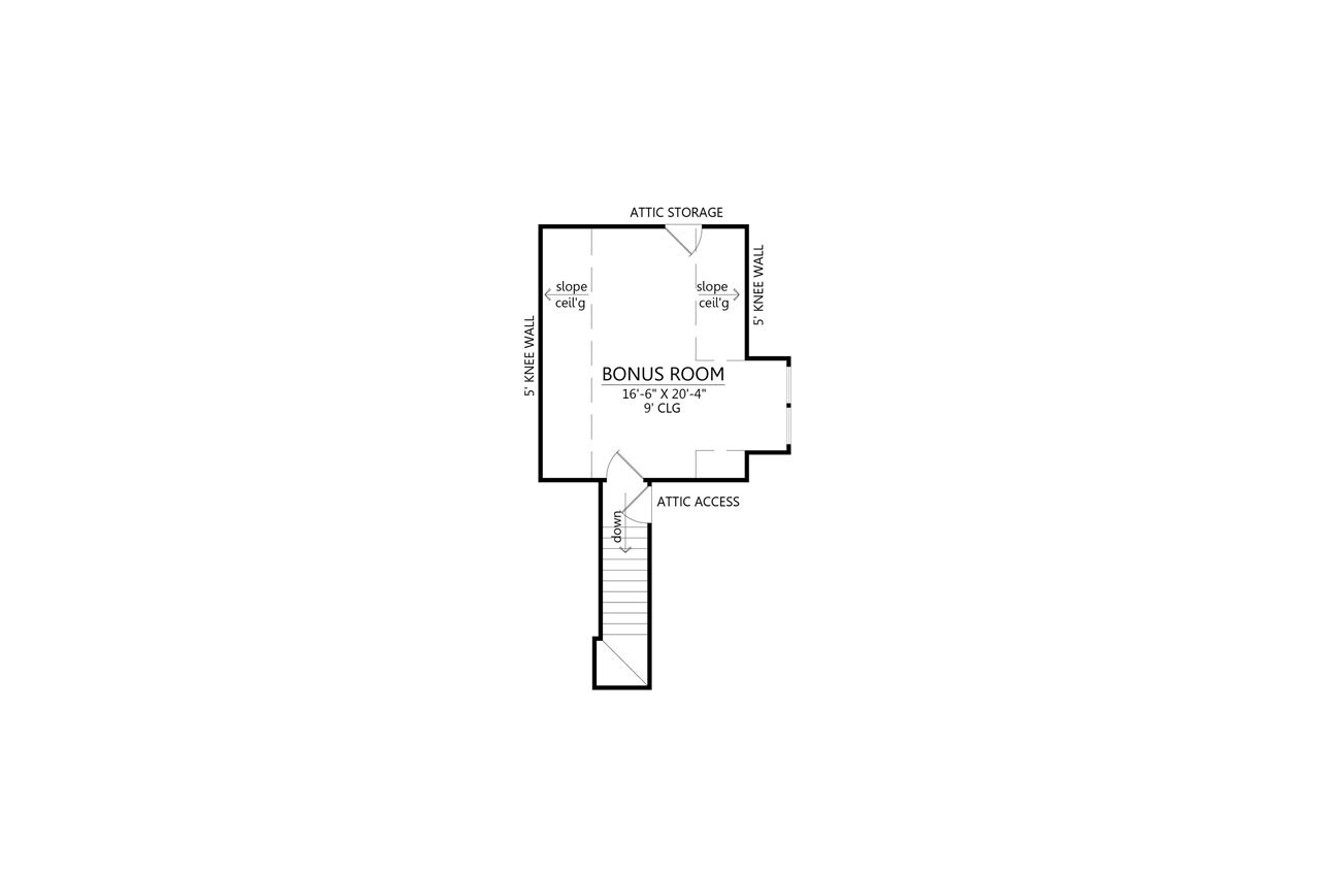 Secondary Image - Southern House Plan - Kentwood 25301 - 2nd Floor Plan