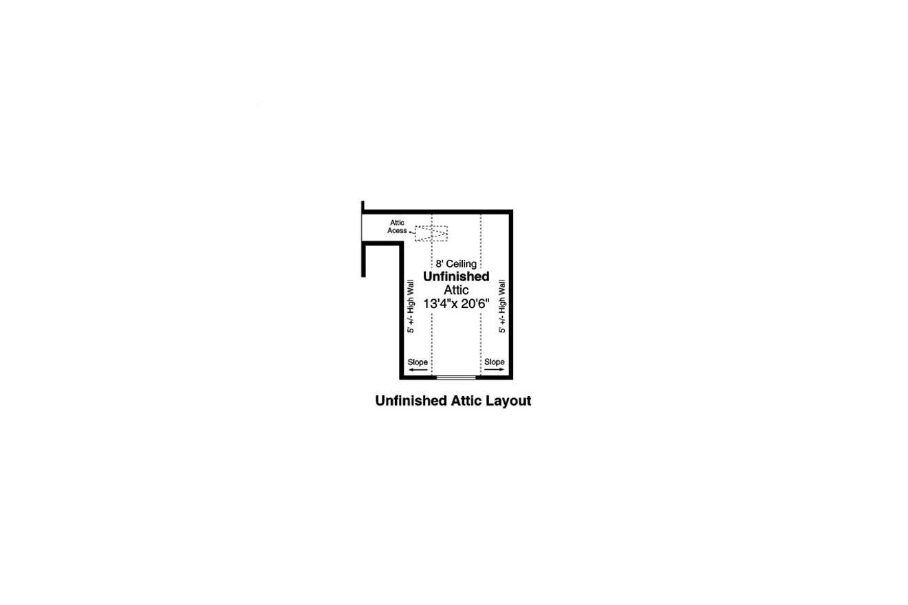Secondary Image - Traditional House Plan - Helena 25559 - 2nd Floor Plan