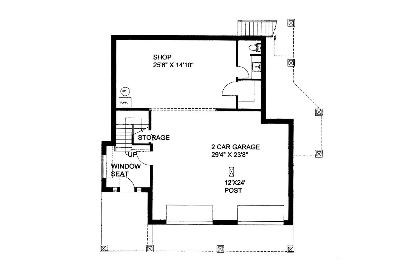 Contemporary House Plan - 25852 - Other Floor Plan