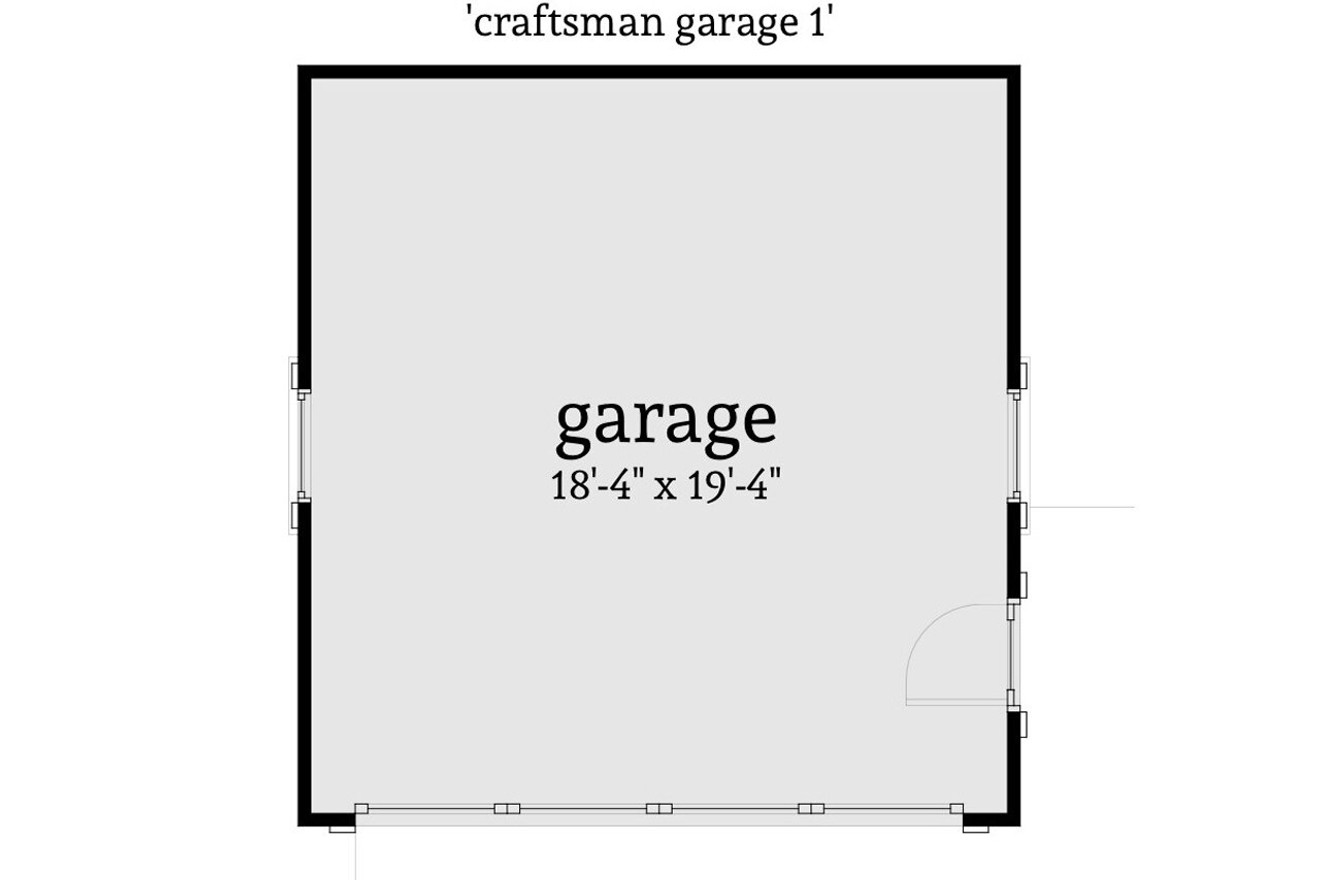 Craftsman House Plan - 25990 - 1st Floor Plan