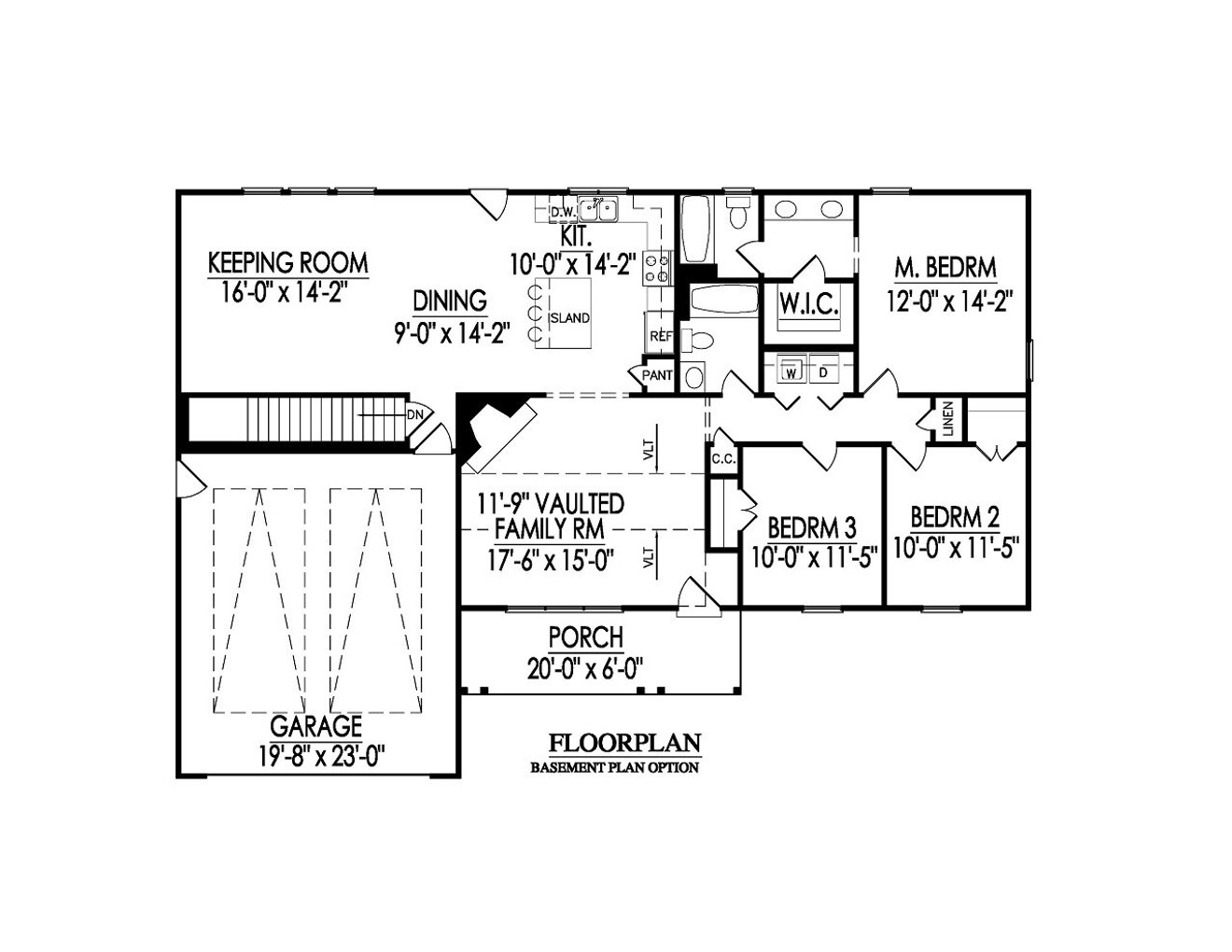 Farmhouse House Plan - 25999 - Optional Floor Plan