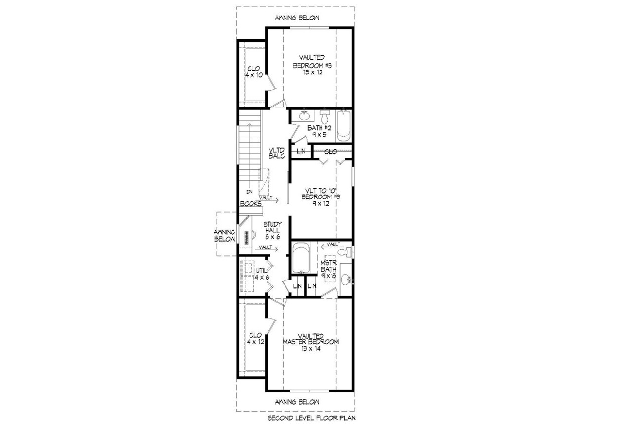Secondary Image - Traditional House Plan - 26360 - 2nd Floor Plan