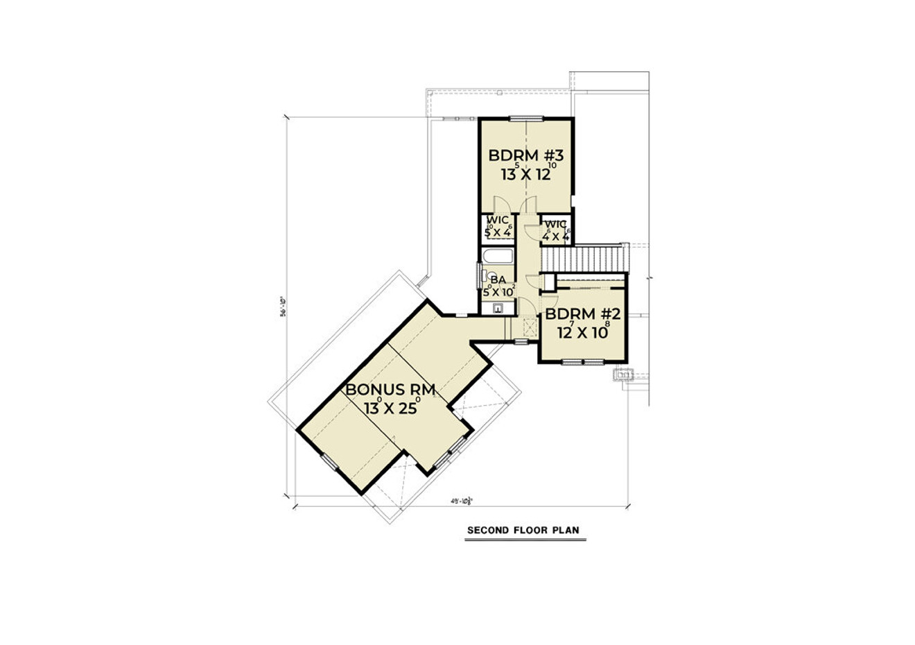 Country House Plan - 26896 - 2nd Floor Plan