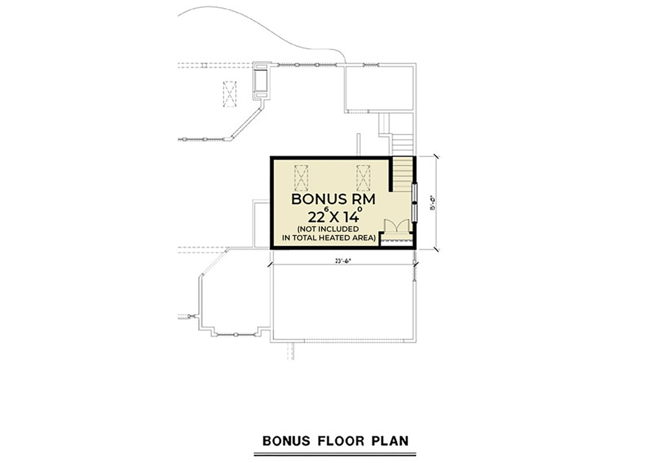 Craftsman House Plan - 27623 - 2nd Floor Plan