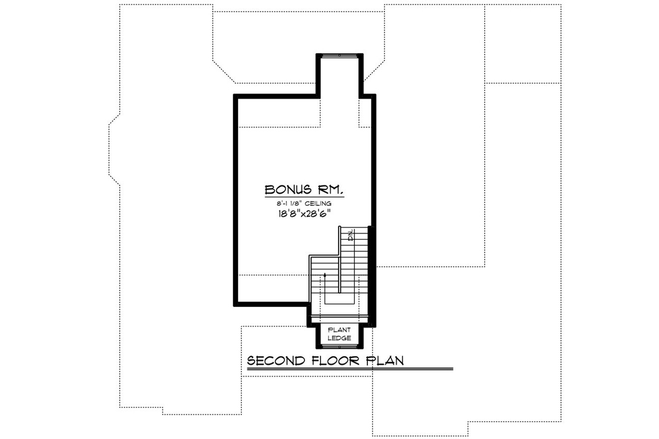 Secondary Image - Ranch House Plan - 28039 - 2nd Floor Plan