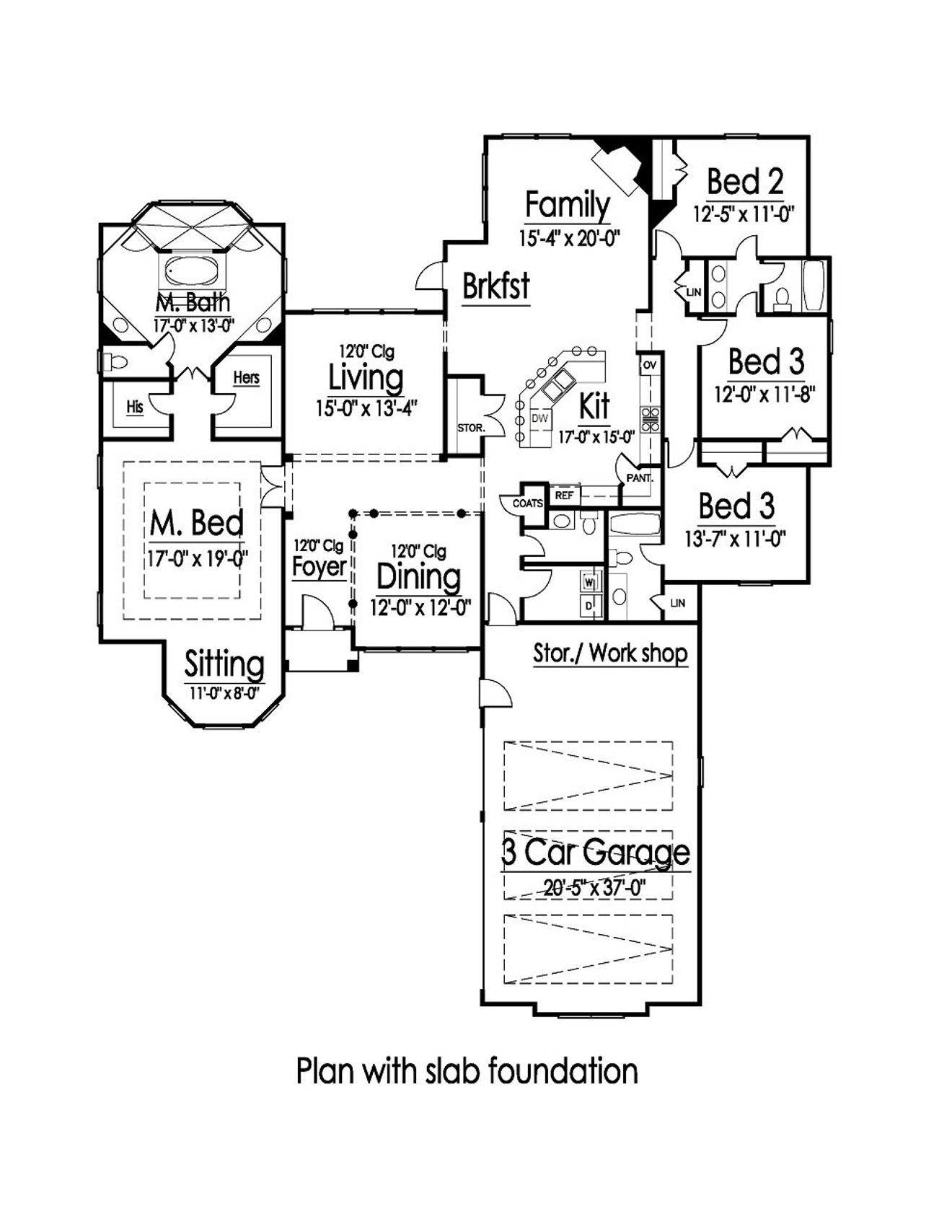 Traditional House Plan - 28135 - Other Floor Plan