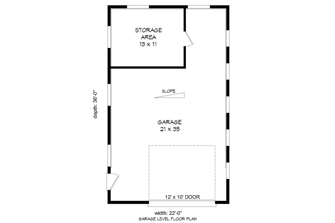 Contemporary House Plan - Zephyr 28638 - 1st Floor Plan