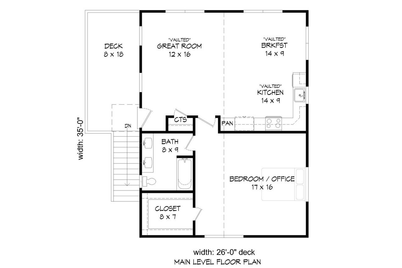 Secondary Image - Traditional House Plan - Christopher's Place 29135 - 2nd Floor Plan