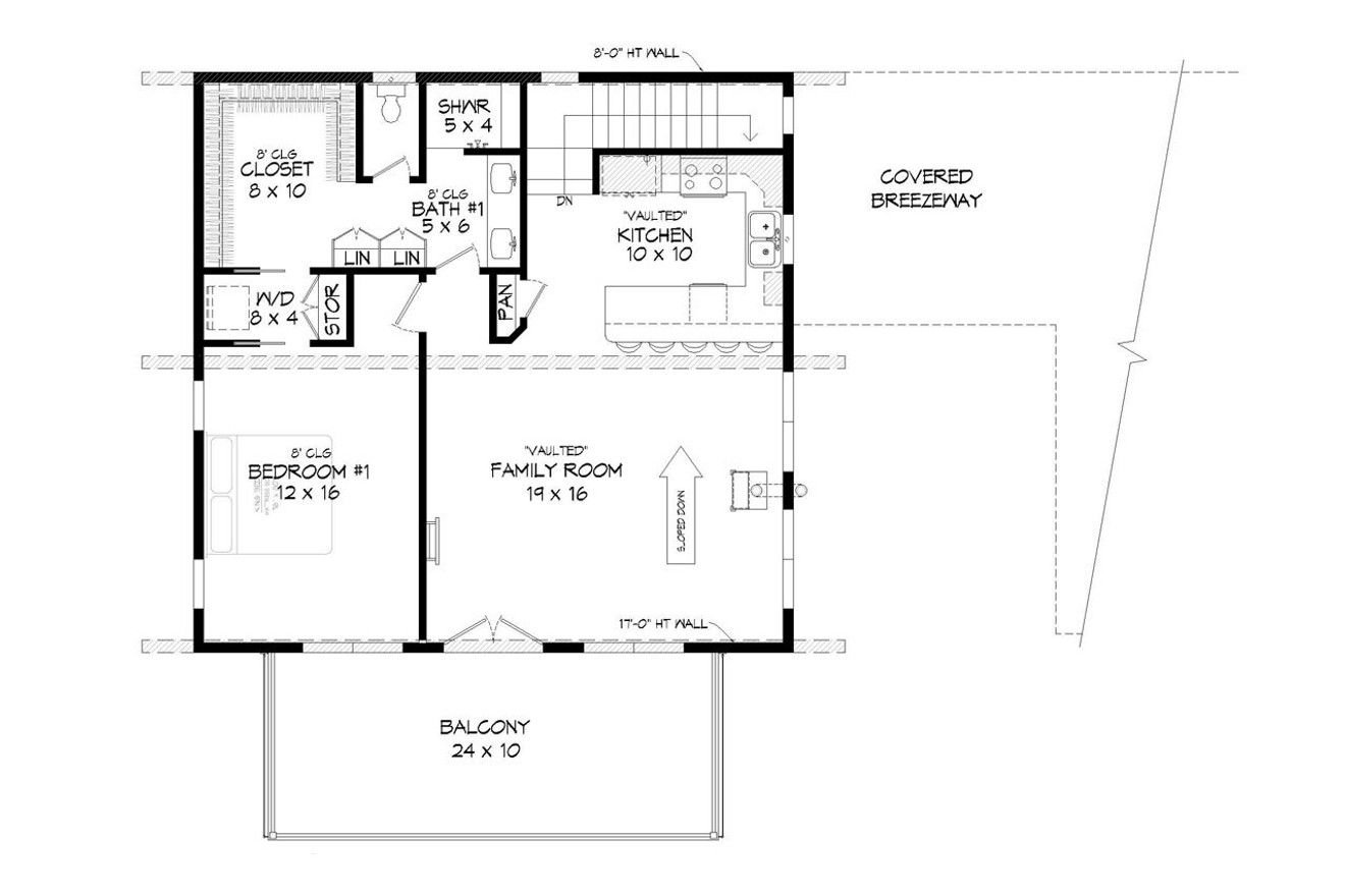 Secondary Image - Modern House Plan - Eagle Cliff 29259 - 2nd Floor Plan