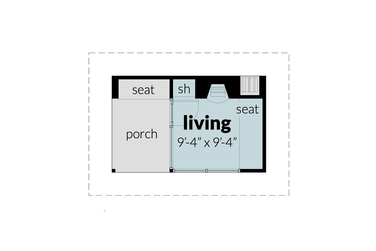 Modern House Plan - Sooner 29373 - 1st Floor Plan