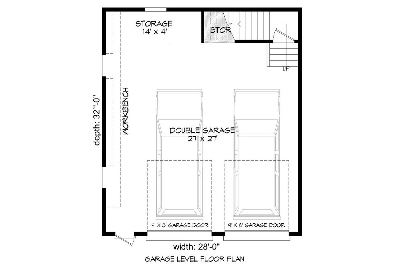 Traditional House Plan - 29799 - 1st Floor Plan