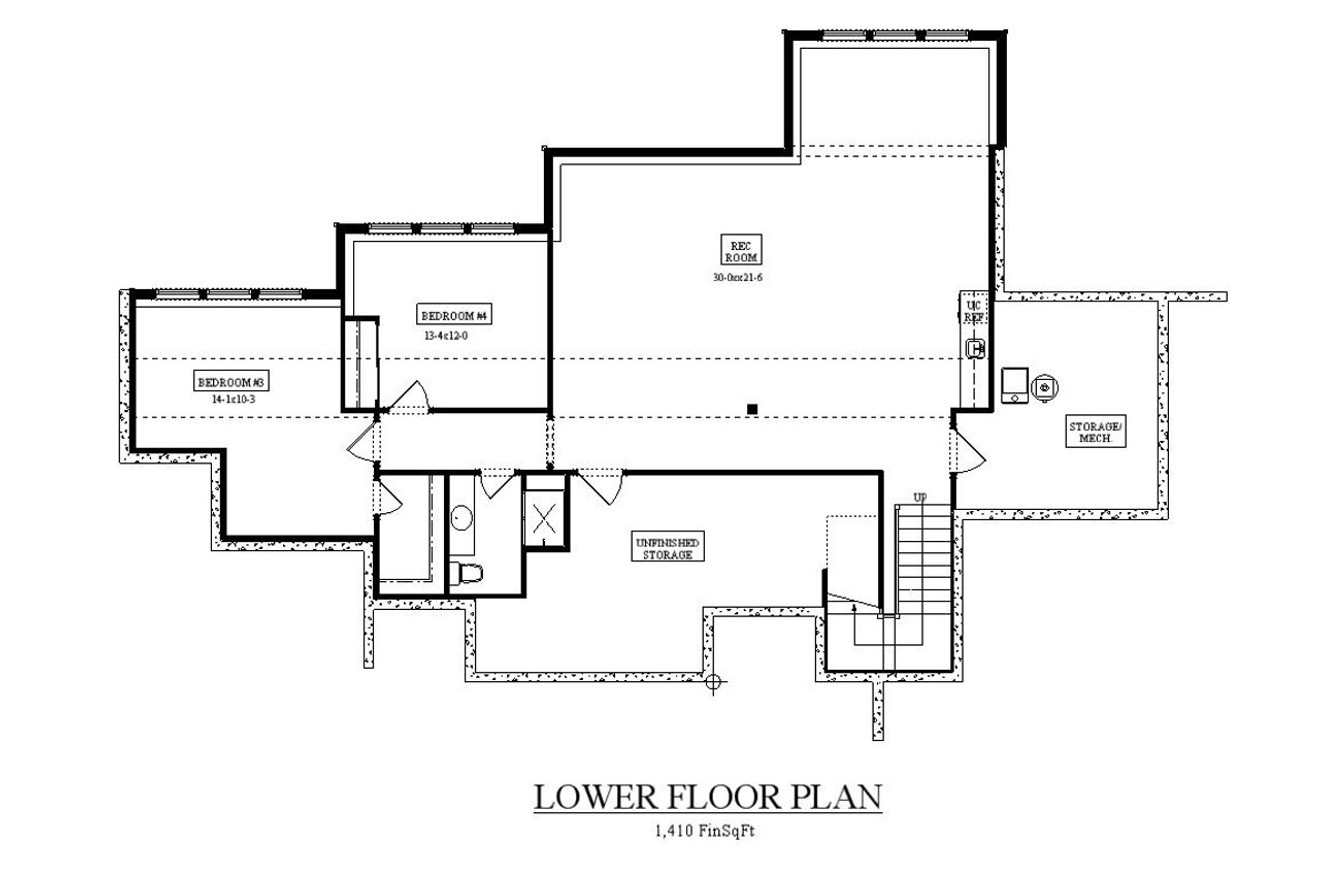 Craftsman House Plan - Mason Lane 29991 - 2nd Floor Plan