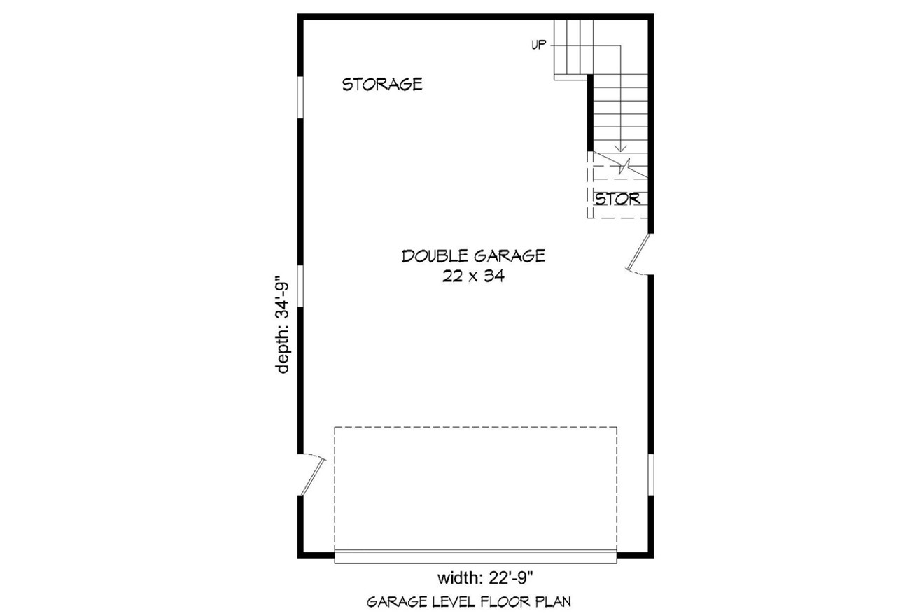 Traditional House Plan - 30607 - 1st Floor Plan
