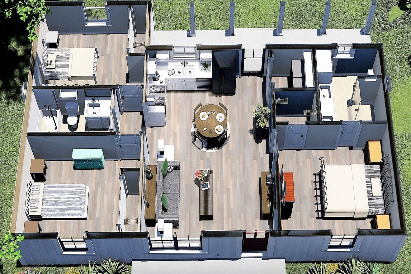 Farmhouse House Plan - 30855 - 1st Floor Plan