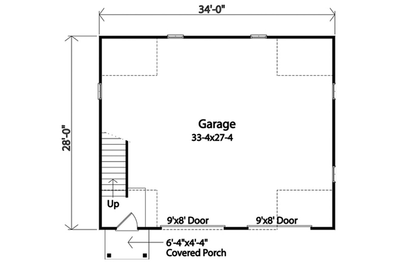 Country House Plan - 30939 - 1st Floor Plan