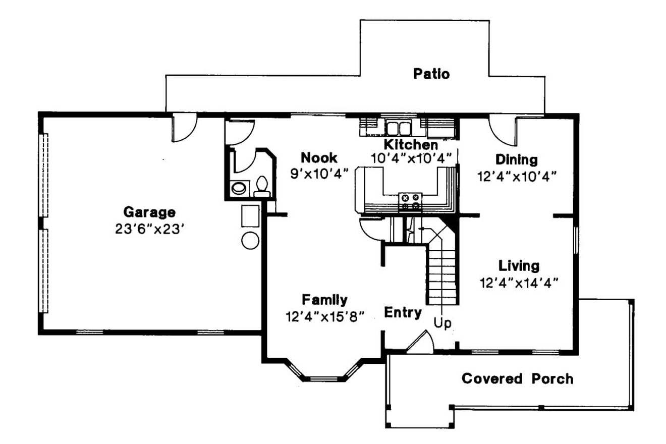 Country House Plan - Sedgewicke 30996 - 1st Floor Plan