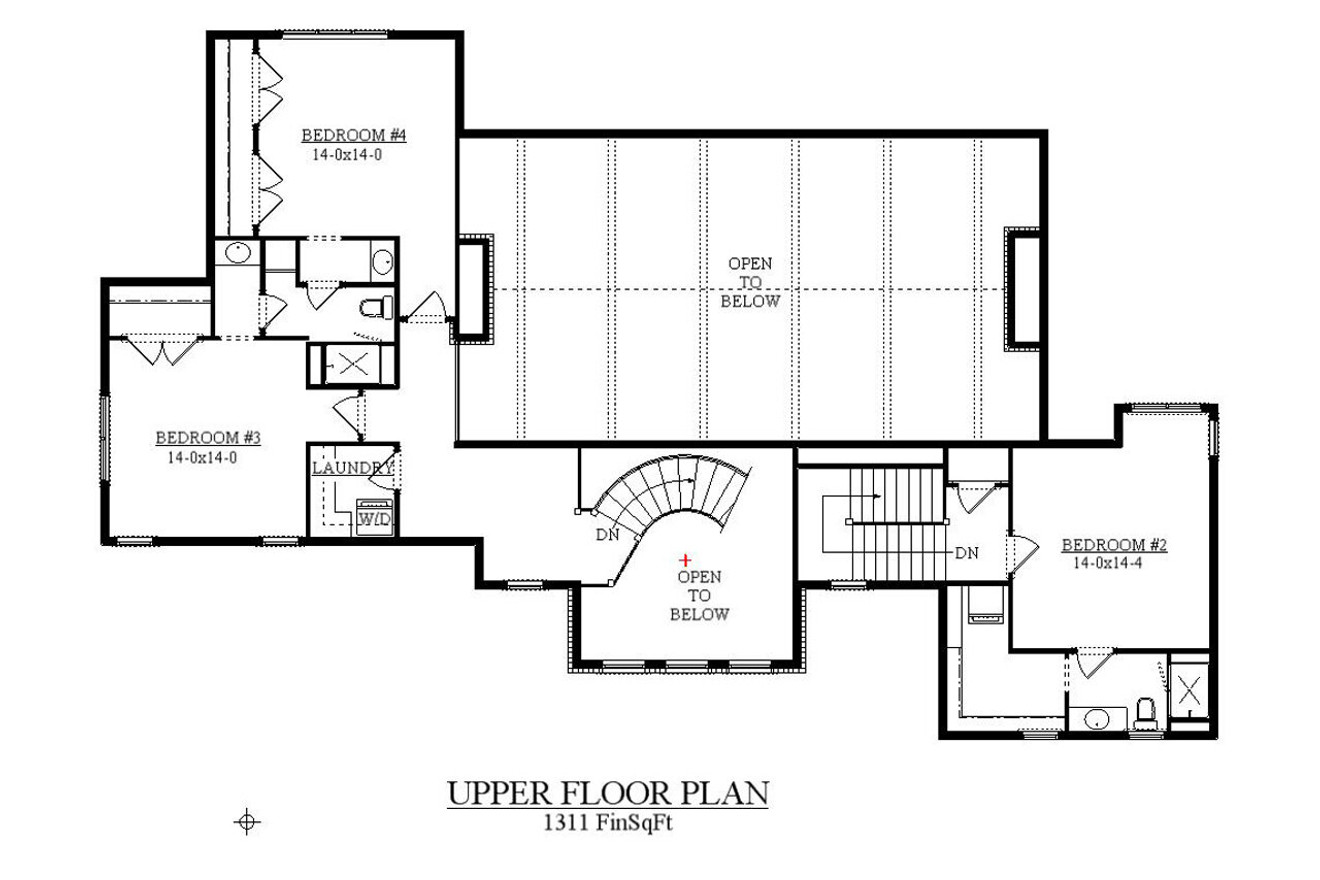 Bungalow House Plan - Walden 31512 - 2nd Floor Plan