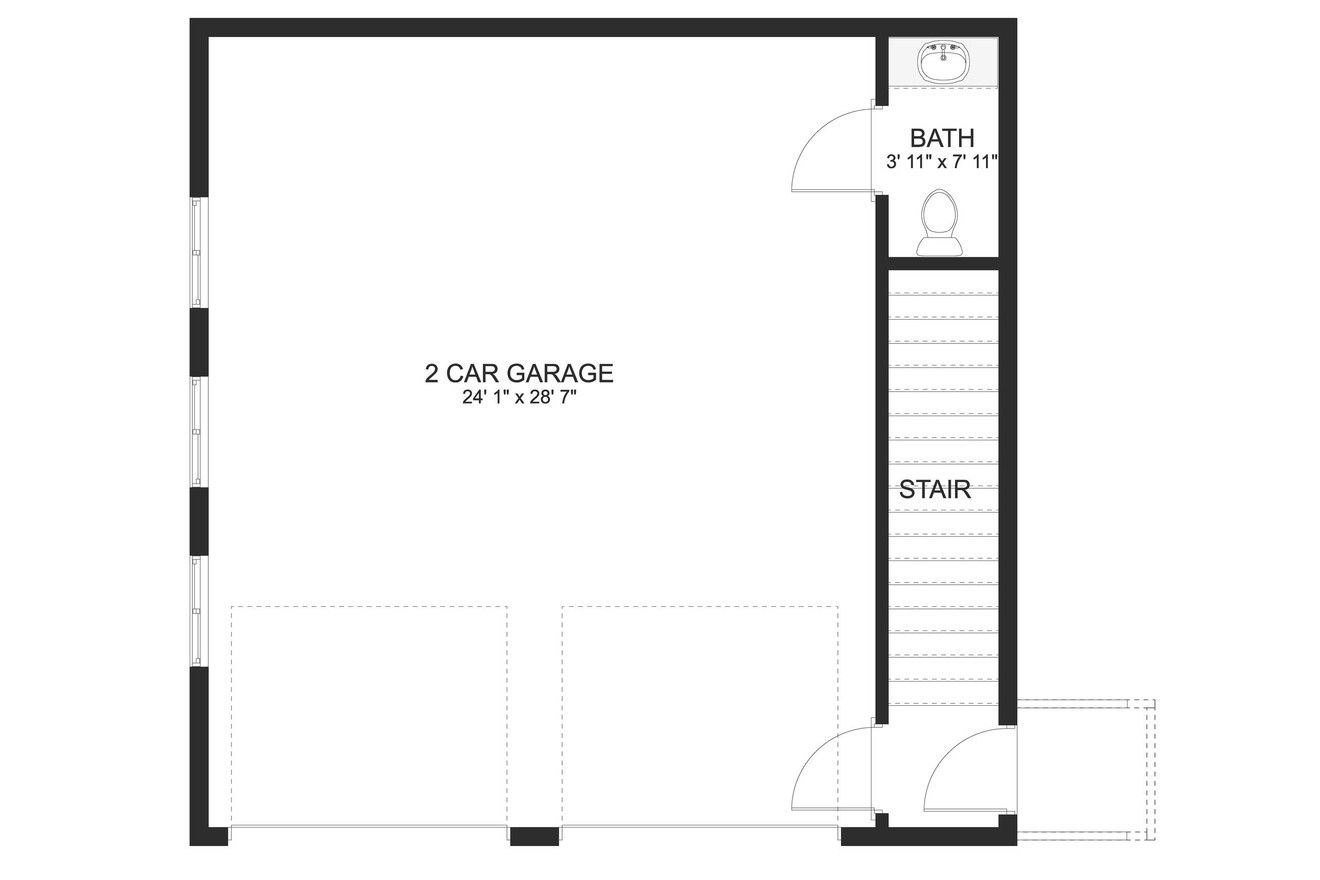 Craftsman House Plan - Wright 32535 - 1st Floor Plan
