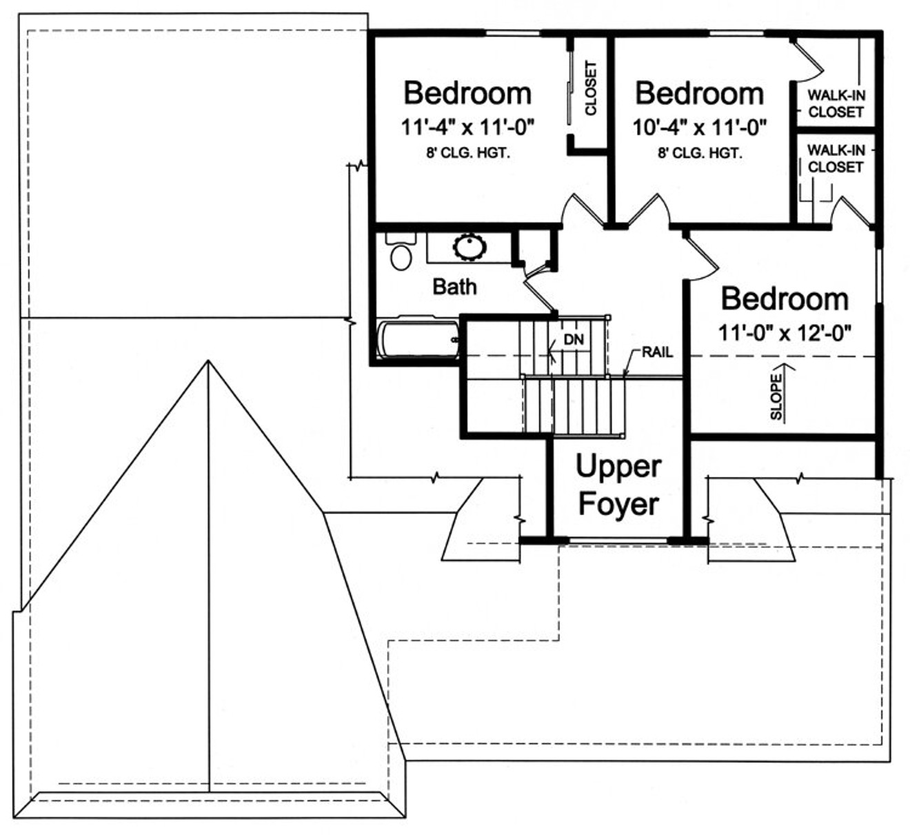 Secondary Image - Contemporary House Plan - The Soltaire 33224 - 2nd Floor Plan