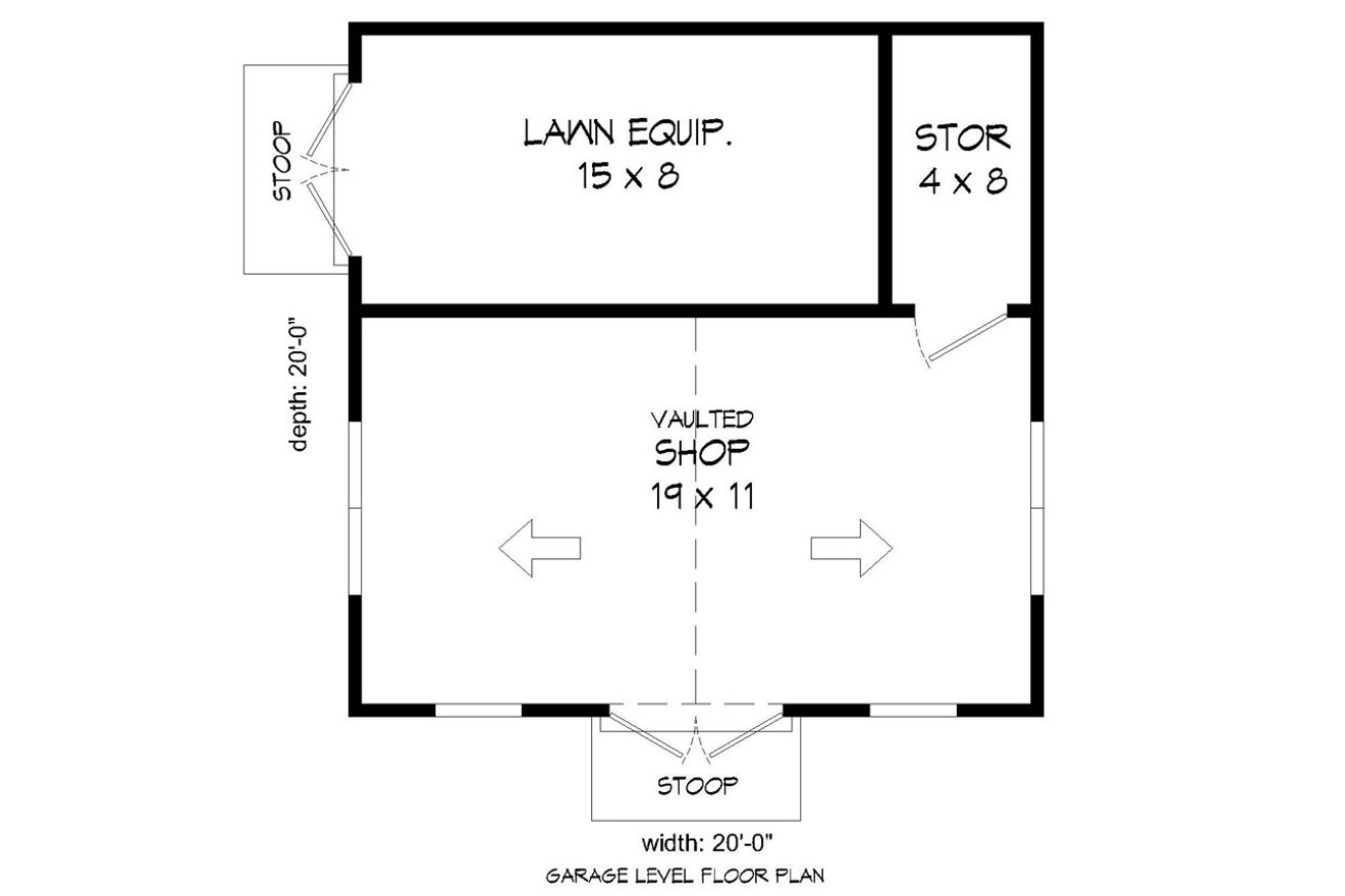 Traditional House Plan - Maywood 33277 - 1st Floor Plan