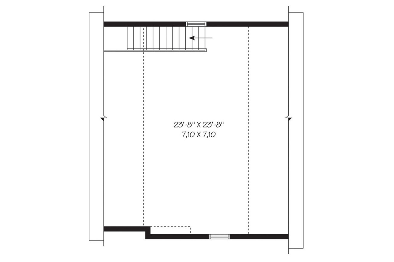 Secondary Image - Traditional House Plan - Townside 2 35030 - 2nd Floor Plan