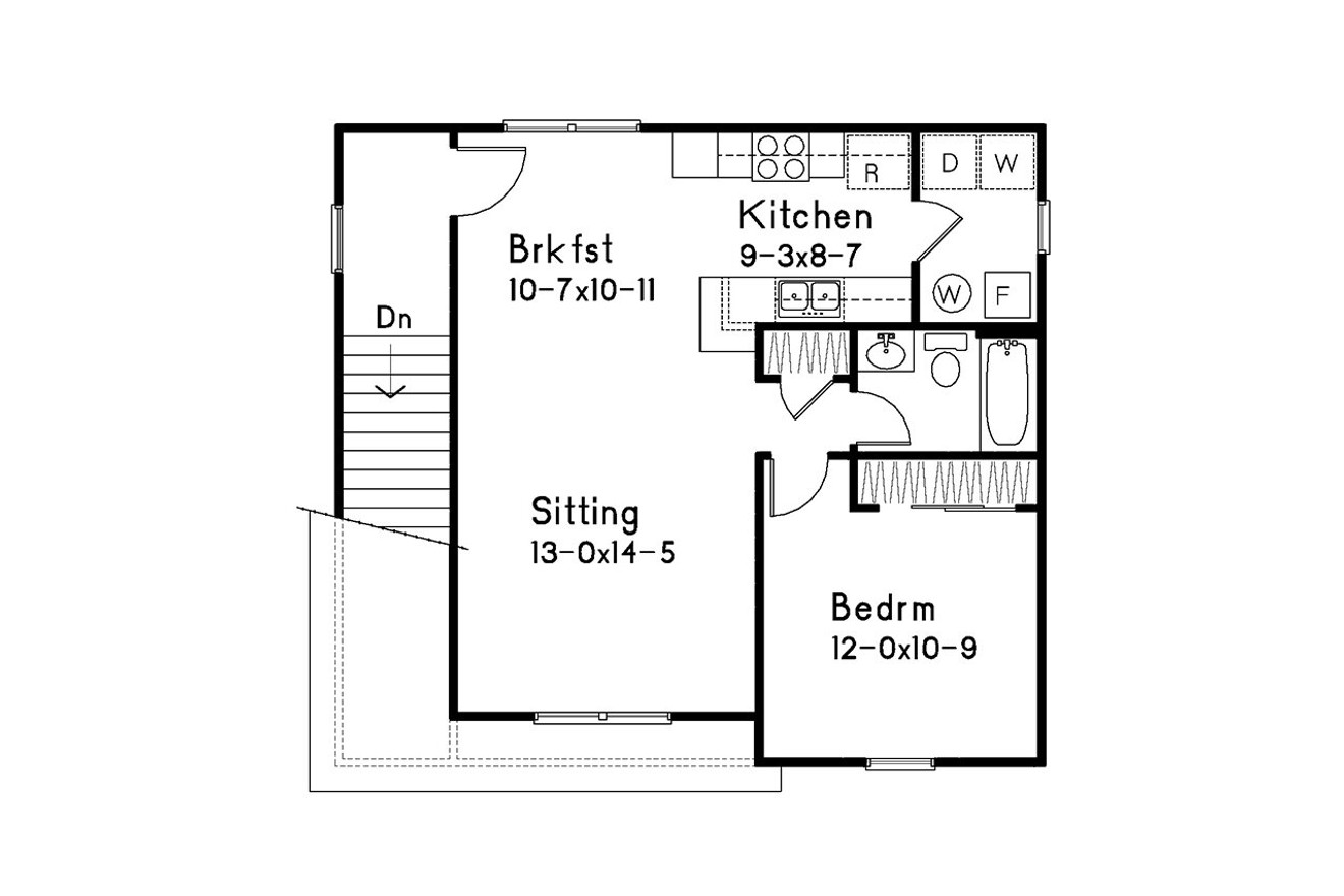 Secondary Image - Traditional House Plan - 35700 - 2nd Floor Plan