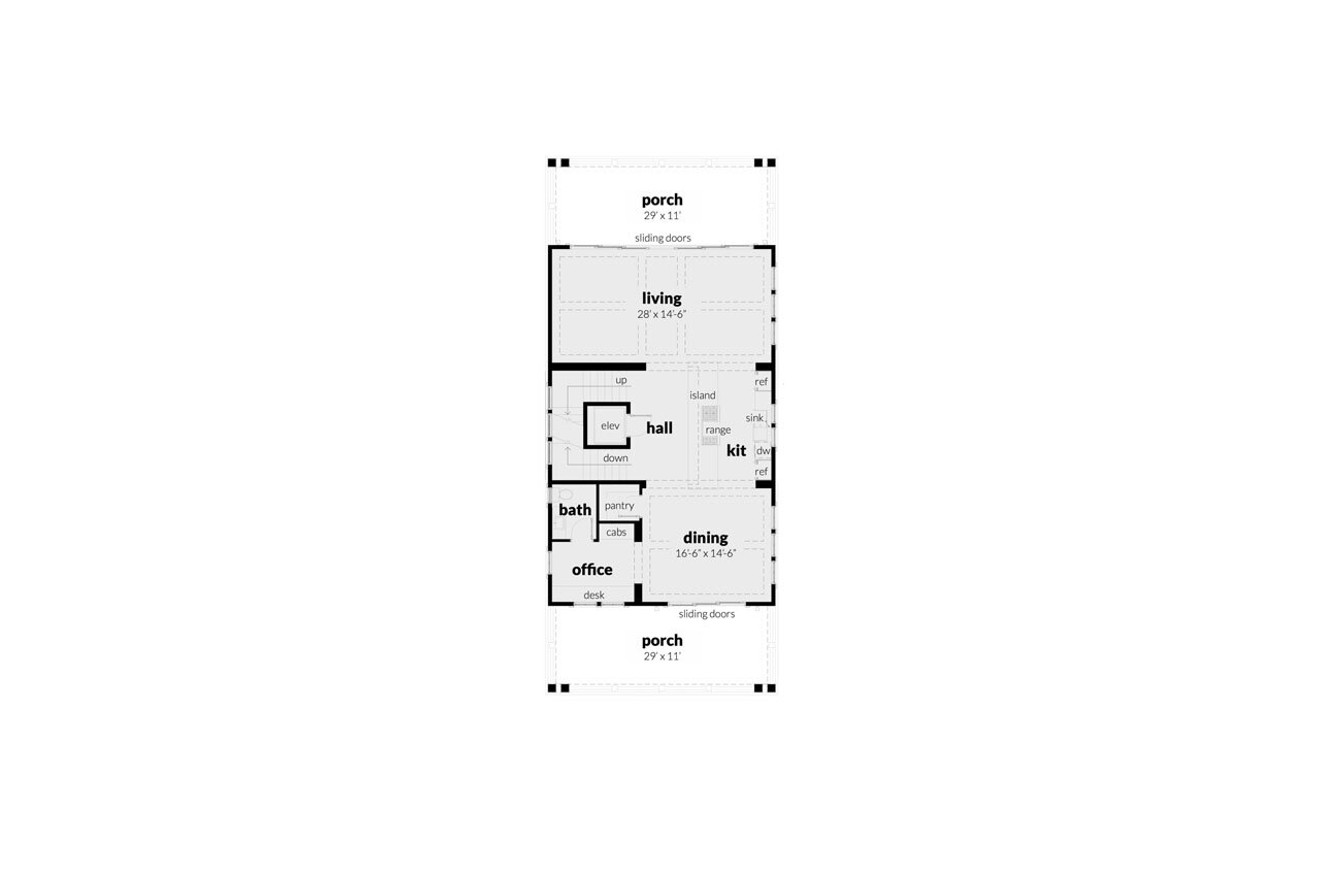 Secondary Image - Cape Cod House Plan - Forecastle 35928 - 2nd Floor Plan