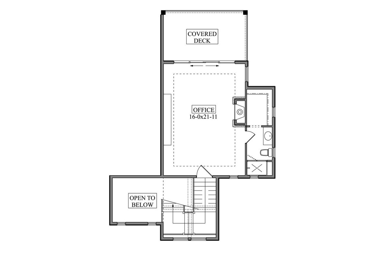 Craftsman House Plan - Humbler Creek 36314 - 2nd Floor Plan