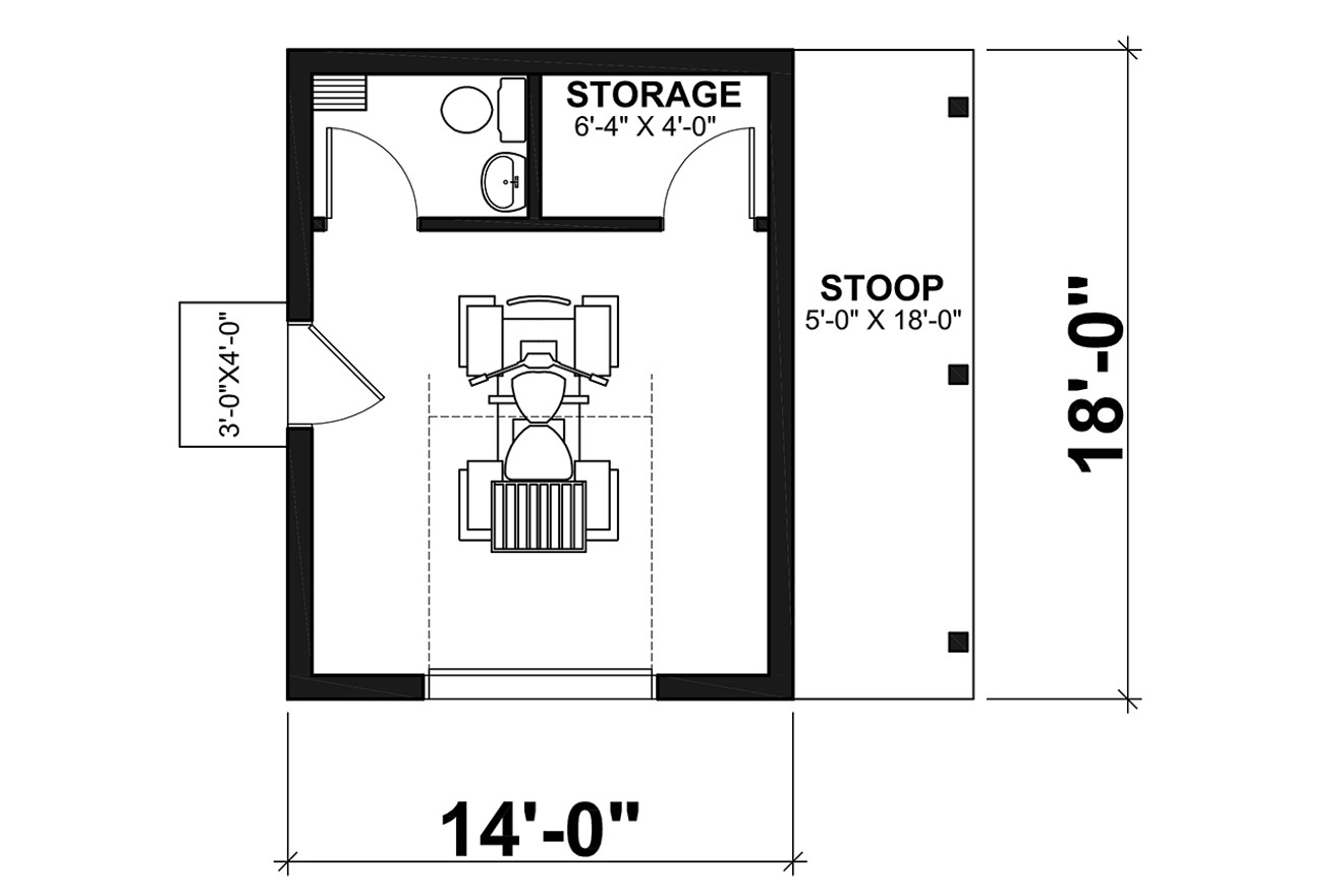 Country House Plan - Acacia 36742 - 1st Floor Plan