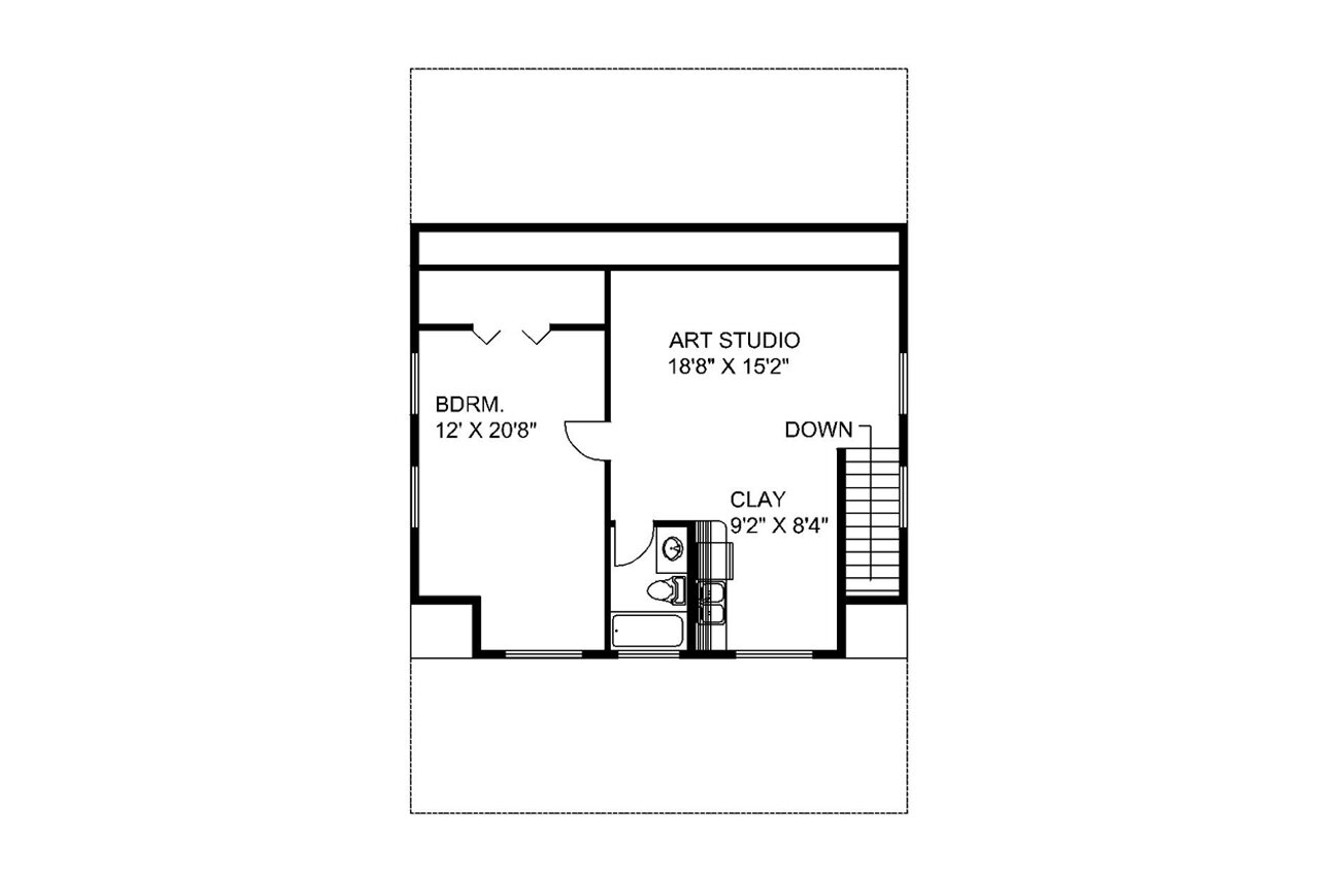 Secondary Image - Craftsman House Plan - 37729 - 2nd Floor Plan