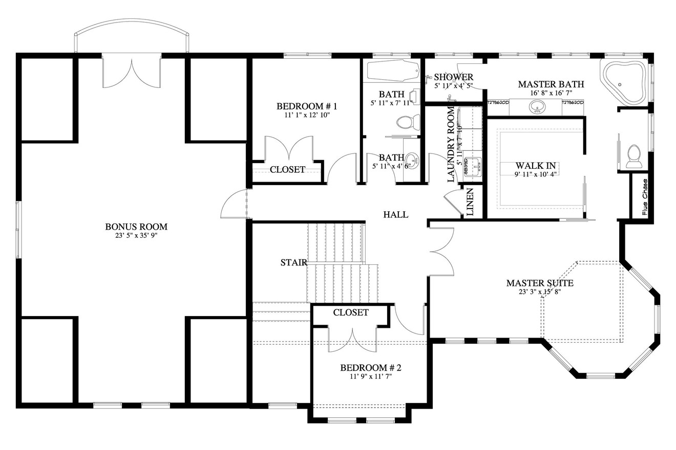 Secondary Image - Victorian House Plan - Williams 38463 - 2nd Floor Plan