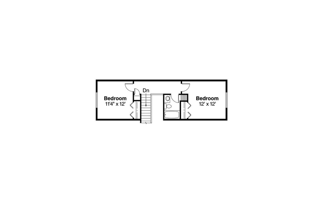 Secondary Image - Ranch House Plan - Carter 38893 - 2nd Floor Plan