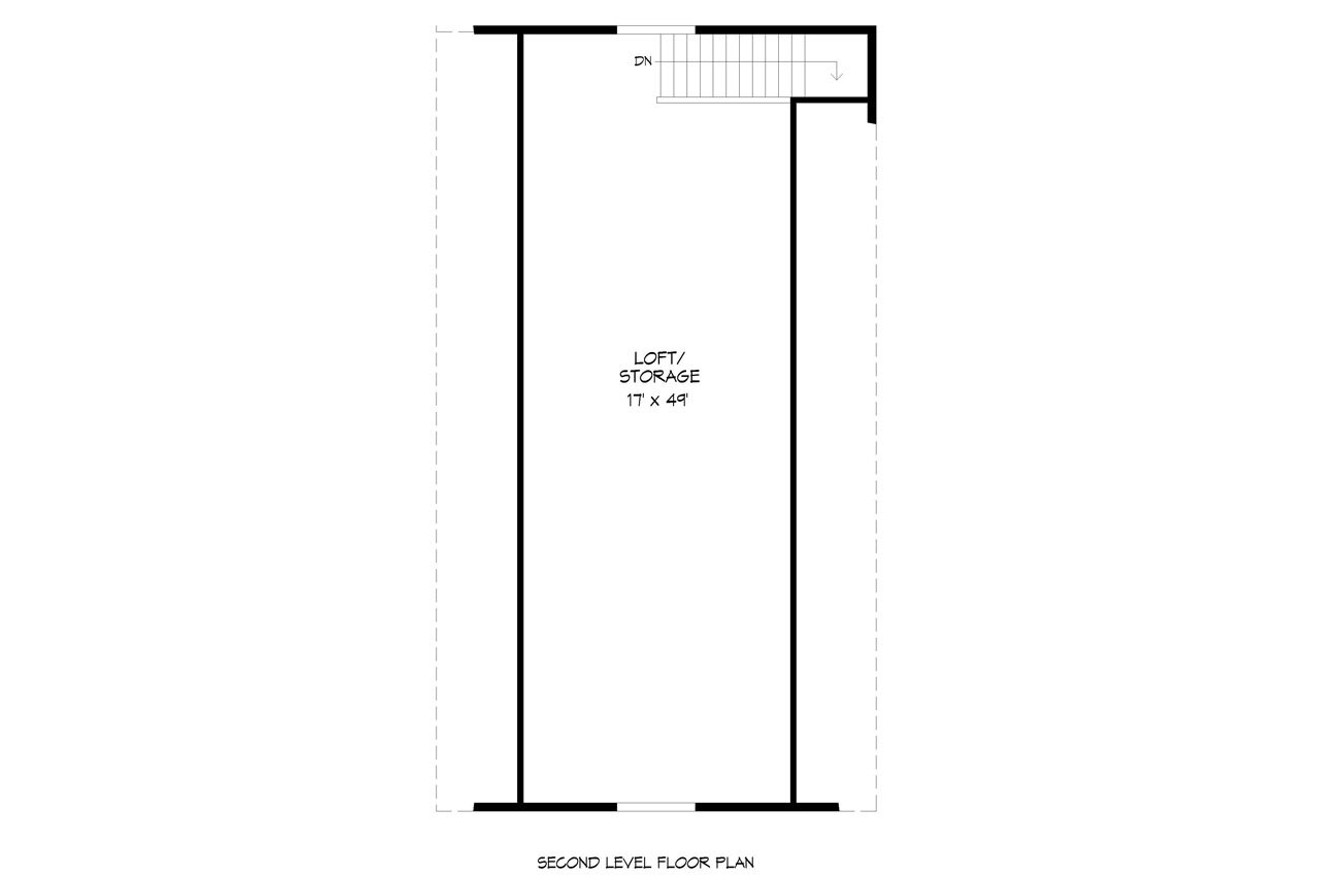 Secondary Image - Country House Plan - Euclid 39441 - 2nd Floor Plan