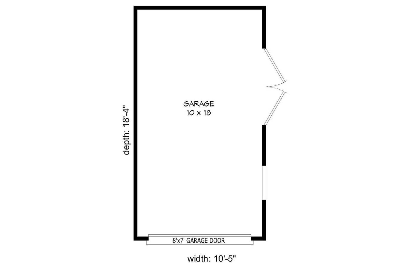 Traditional House Plan - 40241 - 1st Floor Plan